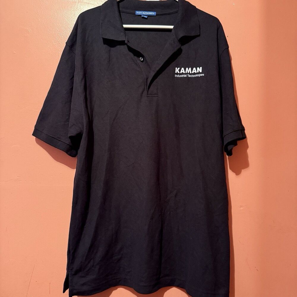 Port Authority Mens Shirt XL Extra Large Black Kaman Industrial Tech Top